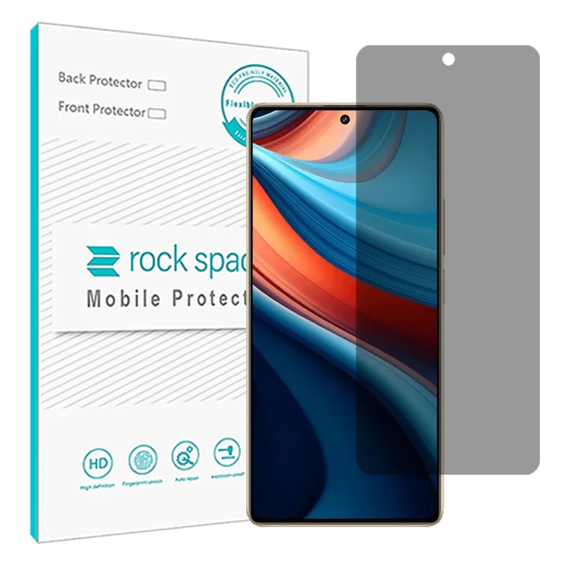 محافظ صفحه نمایش حریم شخصی راک اسپیس مدل Resistant مناسب برای گوشی موبایل شیائومی Redmi Note 13R Pro