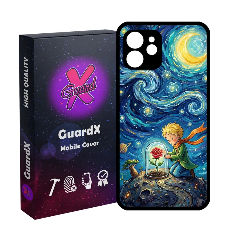 کاور گارد ایکس طرح شازده کوچولو مدل 10913 مناسب برای گوشی موبایل اپل iPhone 12