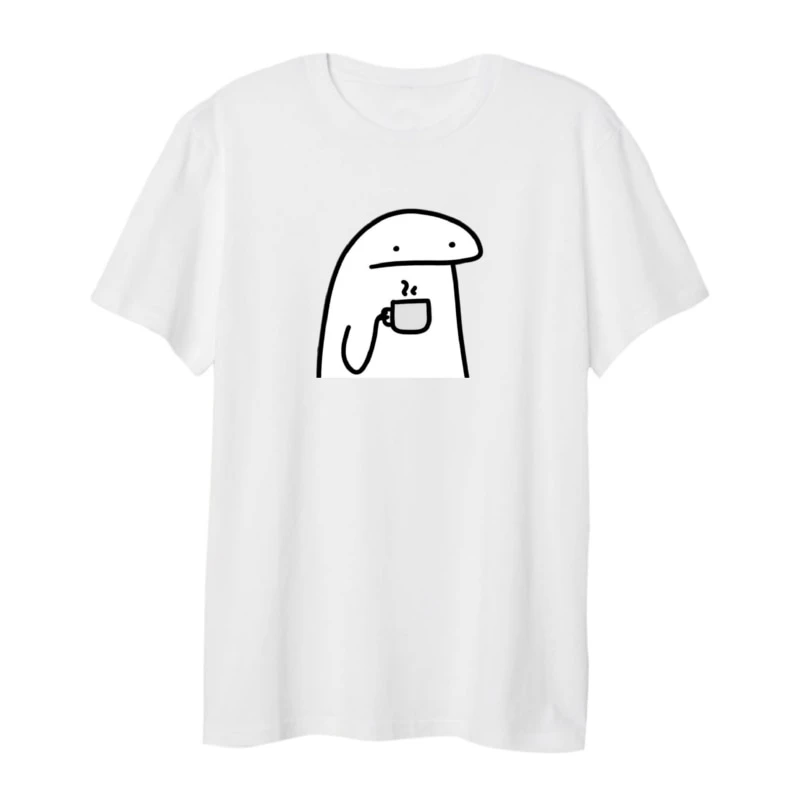 تی شرت لانگ زنانه مدل استیکر و قهوه