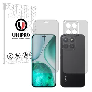 UNIPRO Star 4 model transparent screen protector suitable for Honor X8c mobile phone along with the back protector