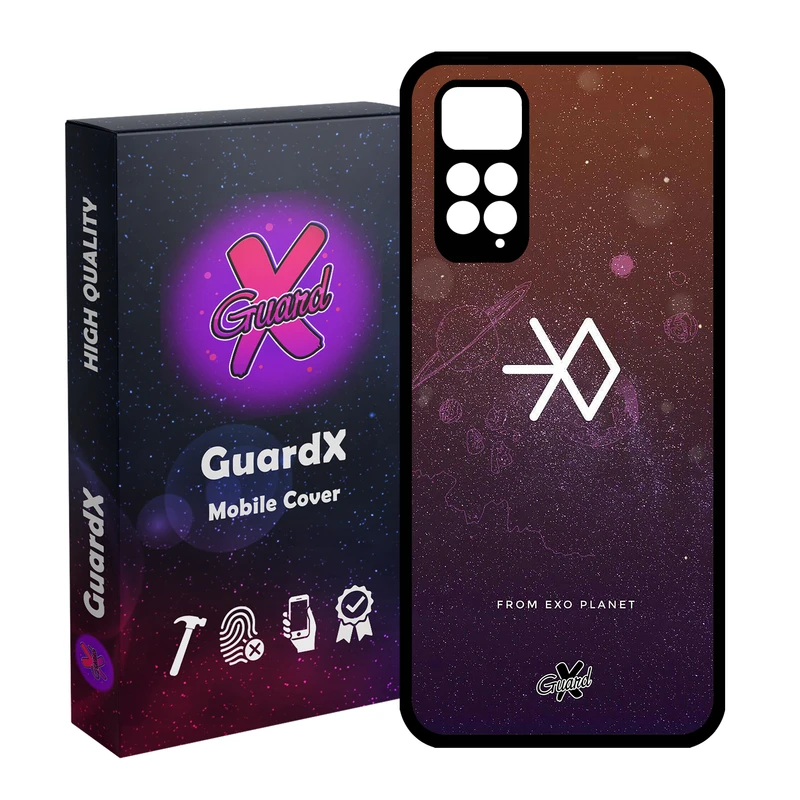 کاور گارد ایکس طرح Exo مدل Glass10021 مناسب برای گوشی موبایل شیائومی Redmi Note 11S/ Note 11 4G