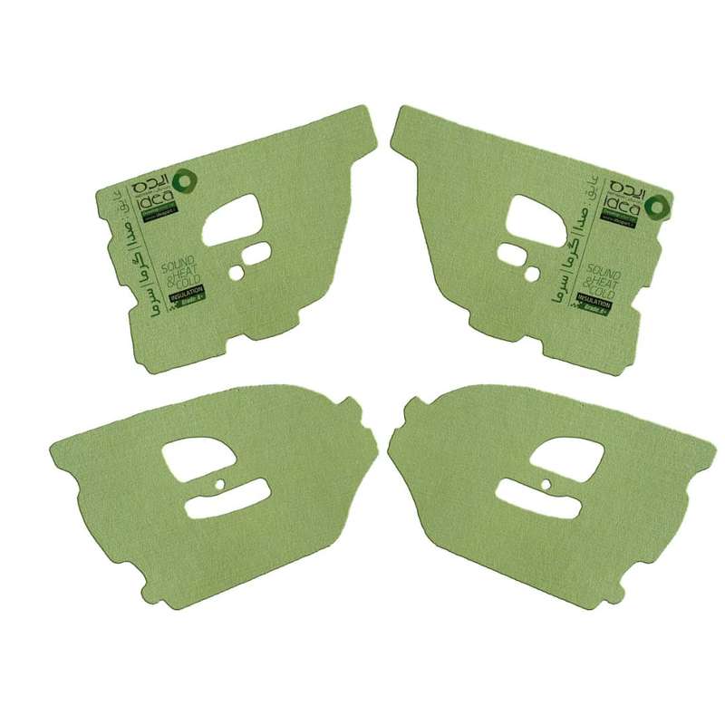 عایق درب خودرو ایده پارت نیکان مدل MC1000 مناسب برای پژو ۴۰۵ مجموعه ۴ عددی