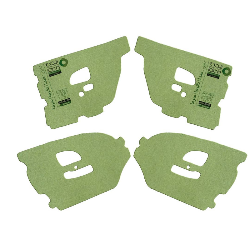 عایق درب خودرو ایده پارت نیکان مدل MC1000 مناسب برای پژو ۴۰۵ مجموعه ۴ عددی