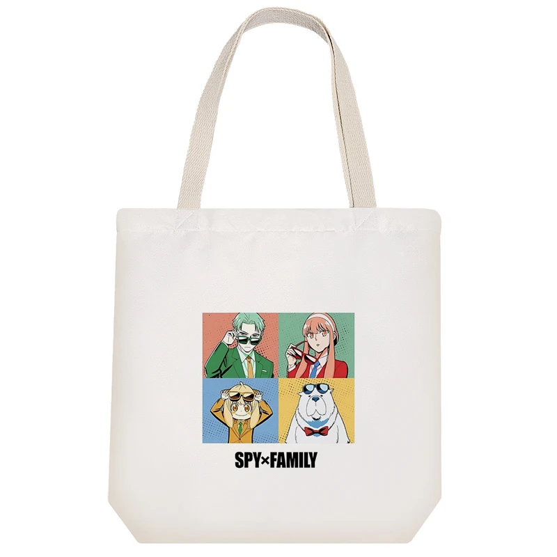 ساک خرید خندالو طرح انیمه اسپای ایکس فمیلی (Spy x Family) کد 10223