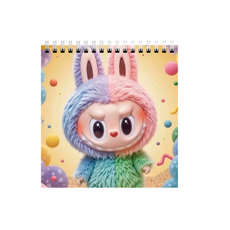 دفتر طراحی 50 برگ طرح لبوبو فانتزی کد 1097587