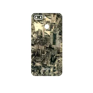 MAHOOT Collage of Skyscraper Cover Sticker for Xiaomi Redmi 6