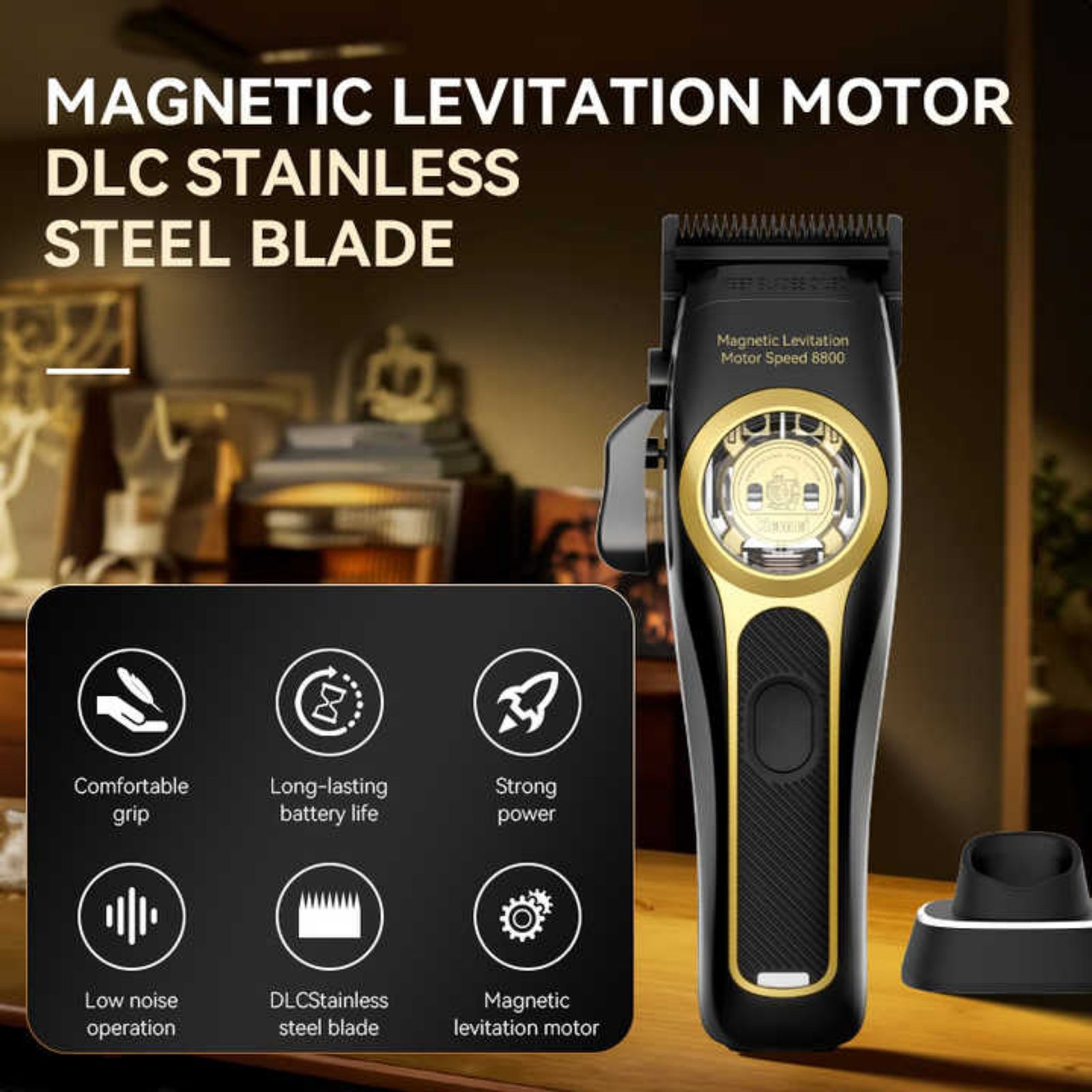 ماشین اصلاح موی سر و صورت کیمی مدل KM-2373 -  - 8