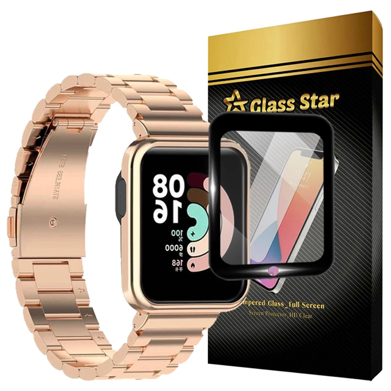 محافظ صفحه نمایش گلس استار مدل GWPM مناسب برای ساعت هوشمند شیائومی Mi Watch Lite