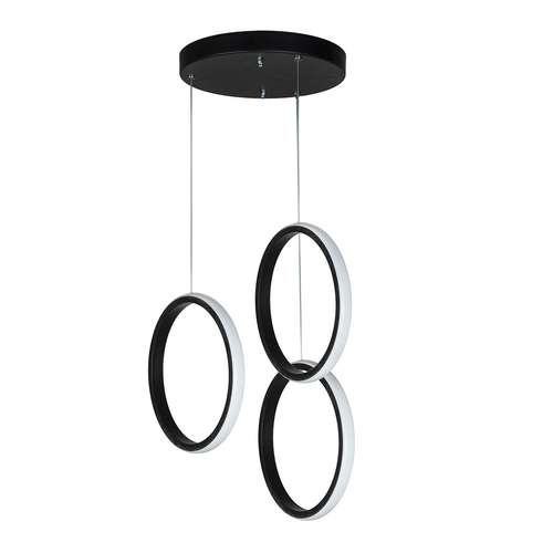 چراغ آویز سه شعله چشمه نور کد L6369-BK
