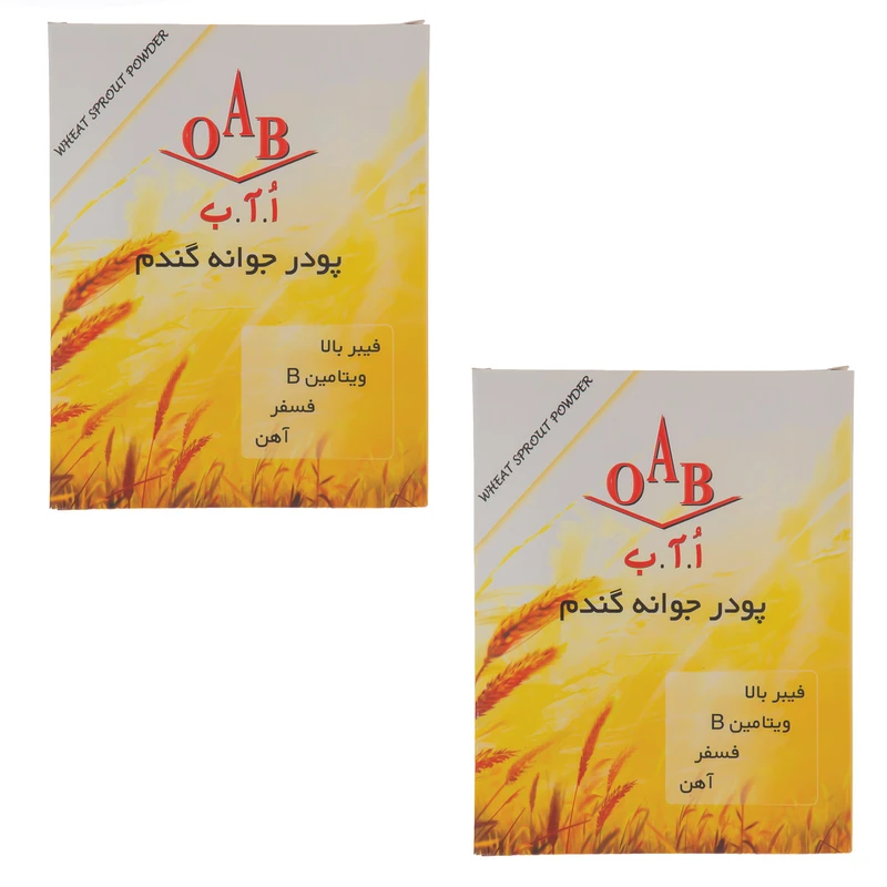 پودر جوانه گندم  اُ آ ب  200 گرم - بسته 2 عددی 