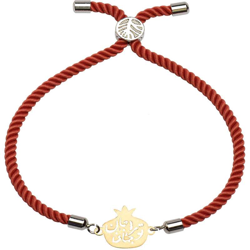 دستبند طلا 18 عیار زنانه الن نار مدل انار جان و جهاني ELN1677