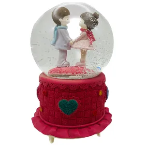 گوی موزیکال مدل پمپی Love طرح عشق کد PA4014
