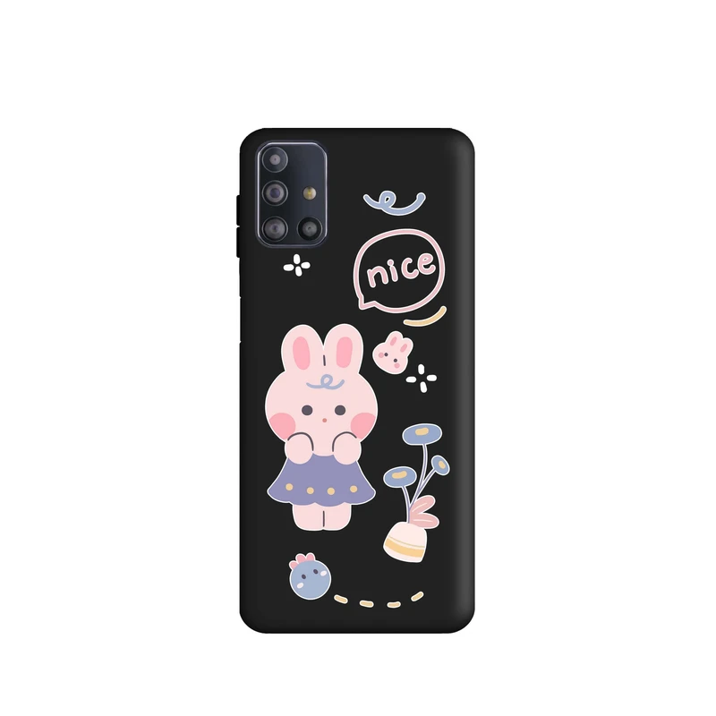 کاور طرح دخترانه ناز کد m2470 مناسب برای گوشی موبایل سامسونگ Galaxy M31s