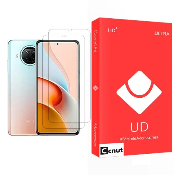 محافظ صفحه نمایش کوکونات مدل UD Ultra MIX002 مناسب برای گوشی موبایل شیائومی Redmi Note 9 Pro 5G بسته دو عددی