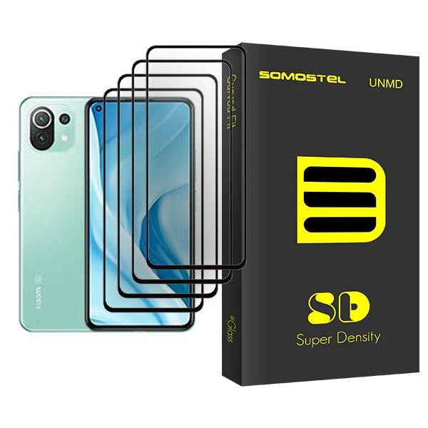 محافظ صفحه نمایش سوماستل مدل SD Glass MIX004 مناسب برای گوشی موبایل شیائومی Mi 11 Lite 5G بسته چهار عددی