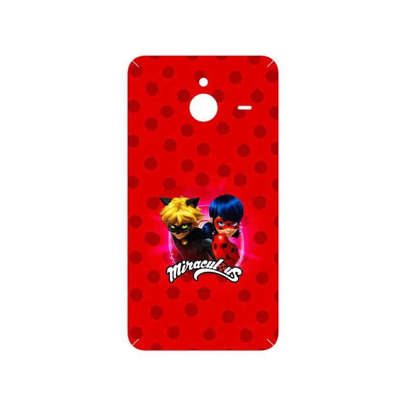 برچسب پوششی ماهوت مدل Ladybug and Cat Noir مناسب برای گوشی موبایل مایکروسافت Lumia 640 XL