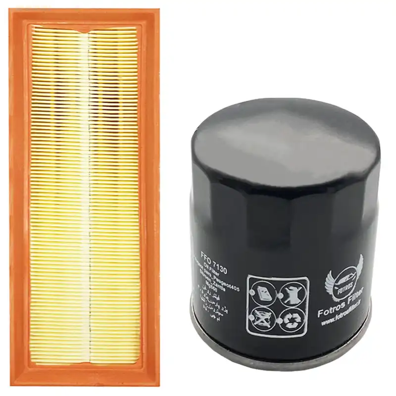 فیلتر روغن خودرو فطرس مدل FFO_7130 مناسب برای پژو 405 به همراه فیلتر هوا