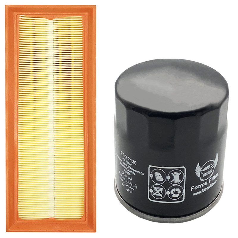 فیلتر روغن خودرو فطرس مدل FFO_7130 مناسب برای پژو 405 به همراه فیلتر هوا