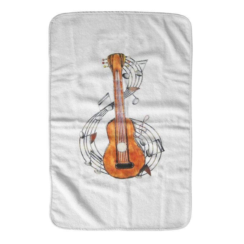 حوله دستی آی تمر مدل گیتار کد 191 سایز 37x53 سانتی متر