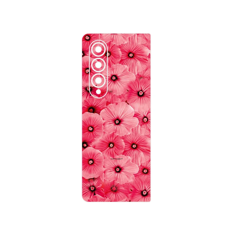 برچسب پوششی ماهوت مدل Pink_Flower مناسب برای گوشی موبایل سامسونگ Galaxy Z Fold4