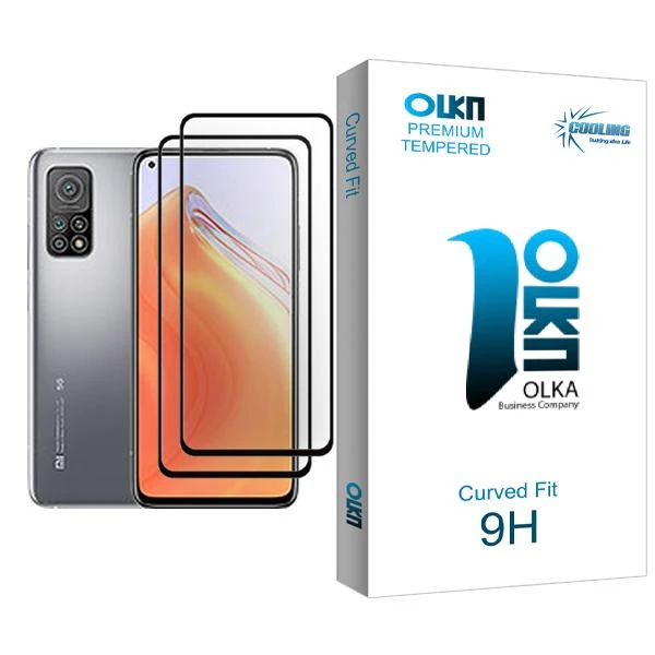 محافظ صفحه نمایش کولینگ مدل Olka Glass MIX002 مناسب برای گوشی موبایل شیائومی Mi 10T 5G بسته دو عددی