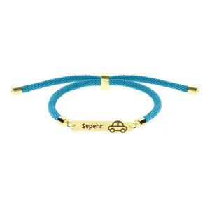 دستبند طلا 18 عیار بچگانه لیردا مدل اسم سپهر 202010