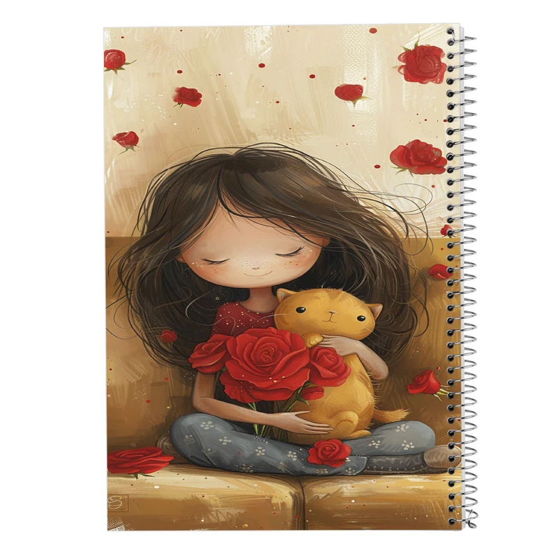 دفتر مشق 50 برگ مدوپد مدل دخترانه کد DF15754