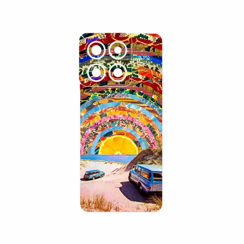 برچسب پوششی ماهوت مدل Collage of Orange Sky مناسب برای گوشی موبایل موتورولا Edge 60 Pro