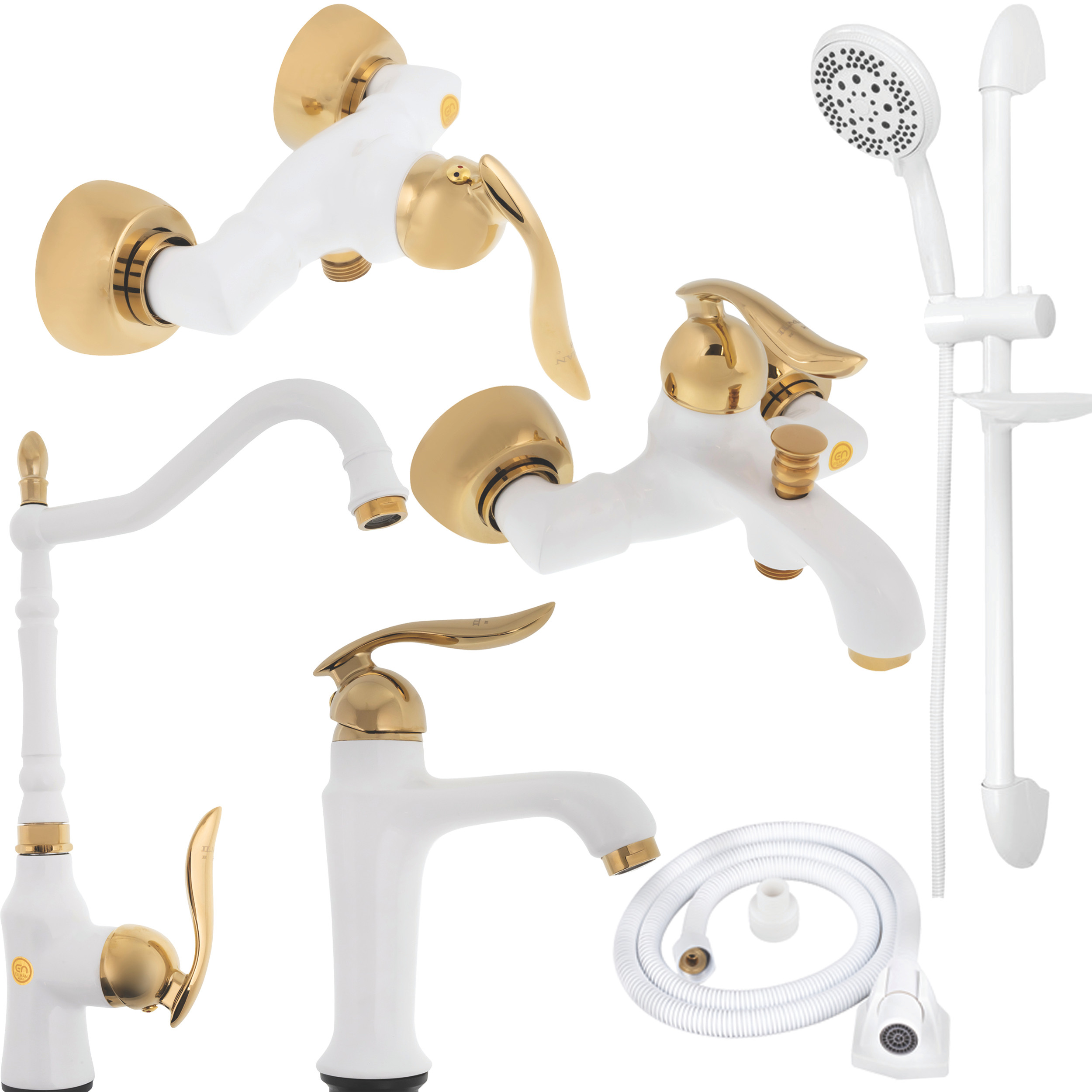 ست شیرآلات ایلمان مدل چرمن W.G 448 مجموعه 6 عددی
