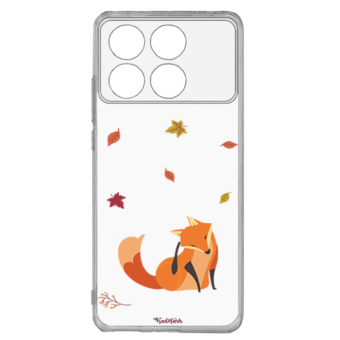 کاور طرح Fox مناسب برای گوشی موبایل شیائومی  Poco X6 Pro 