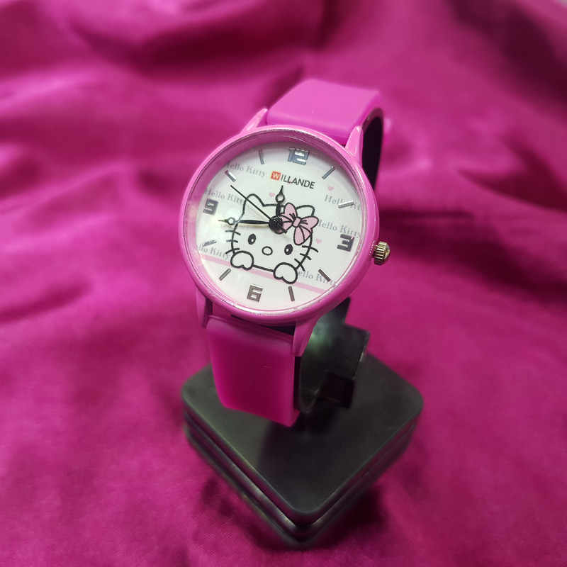 ساعت مچی عقربه ای دخترانه مدل کیتی کد 81 ساعت مچی عقربه ای دخترانه مدل کیتی کد 81