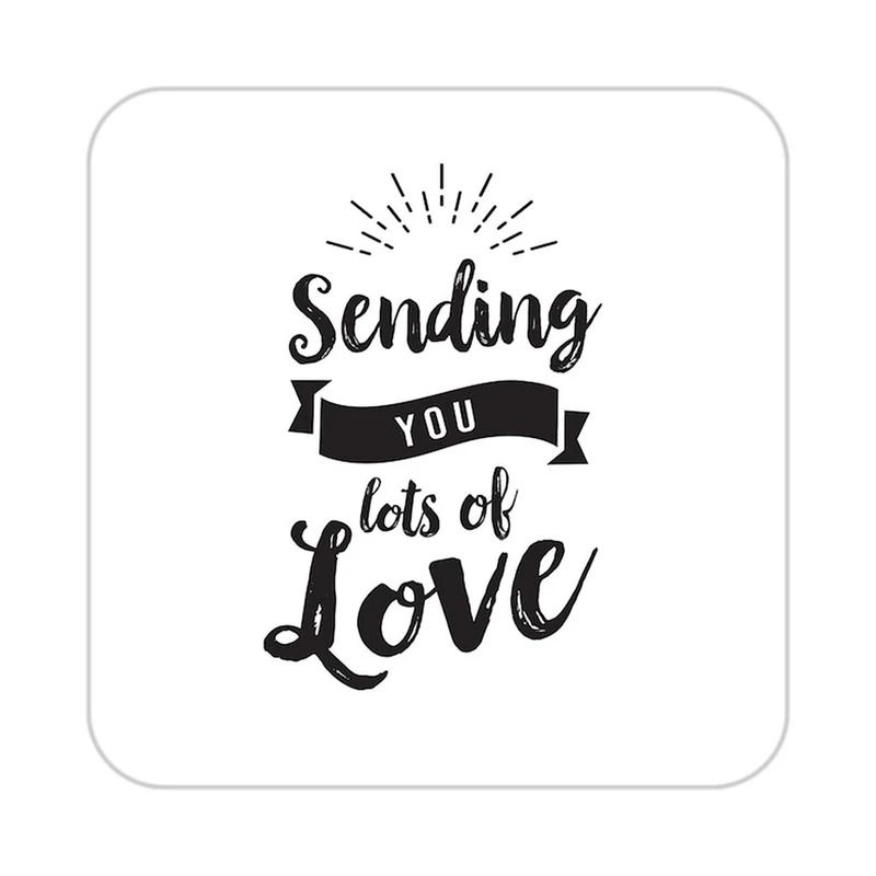 زیر لیوانی کاکتی طرح عاشقانه مدل mp40445