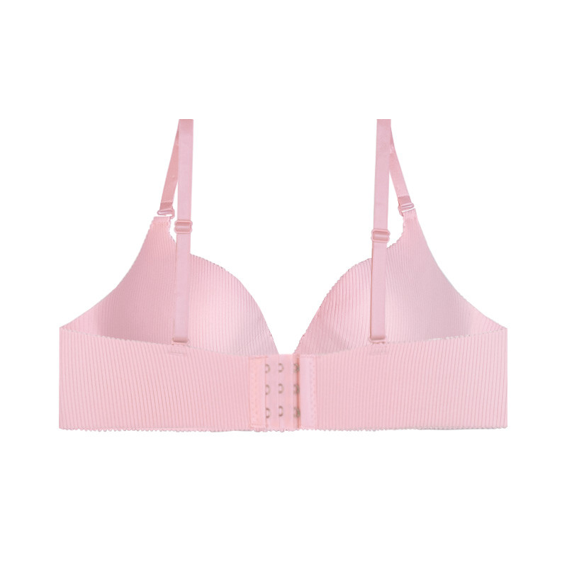 سوتین زنانه مدل دکلته اسفنجی طرح کبریتی نیم کاپ بدون فنر کاپ B کد 685881