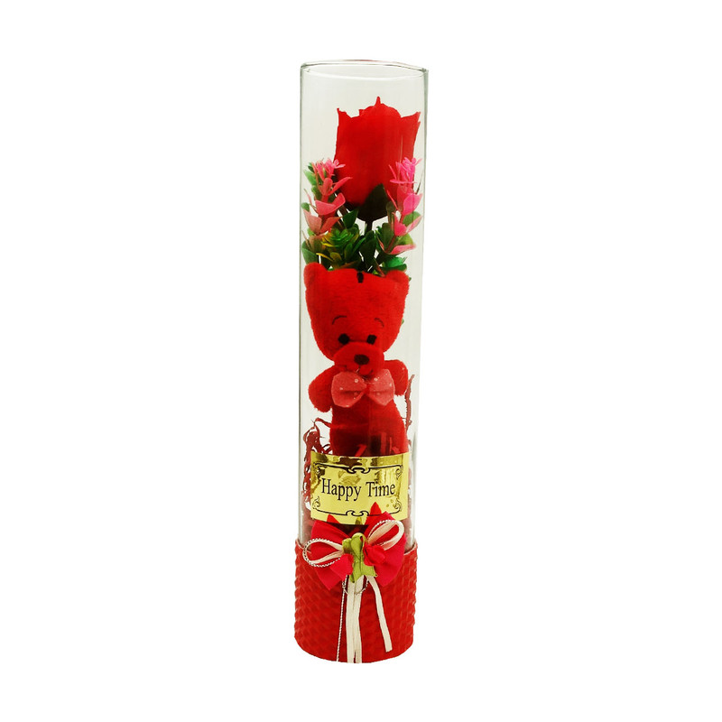 ابزار کادویی مدل بطری عشق و گل زیبا کد E02