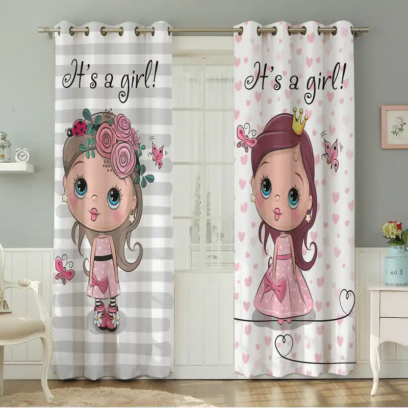 پرده نیروانا طرح کودک مدل هازان کد 8602 سایز 140×280 سانتی متر