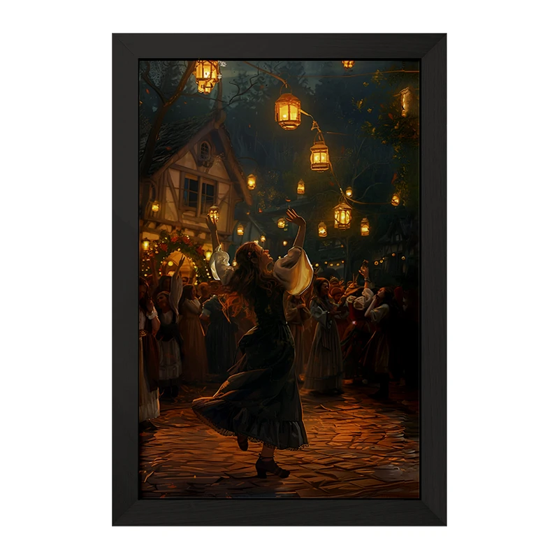 تابلو خندالو مدل شهر شاد کد F7343