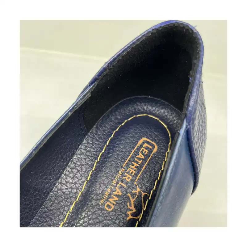 کفش زنانه سرزمین چرم مدل 1476 رنگ سرمه ای