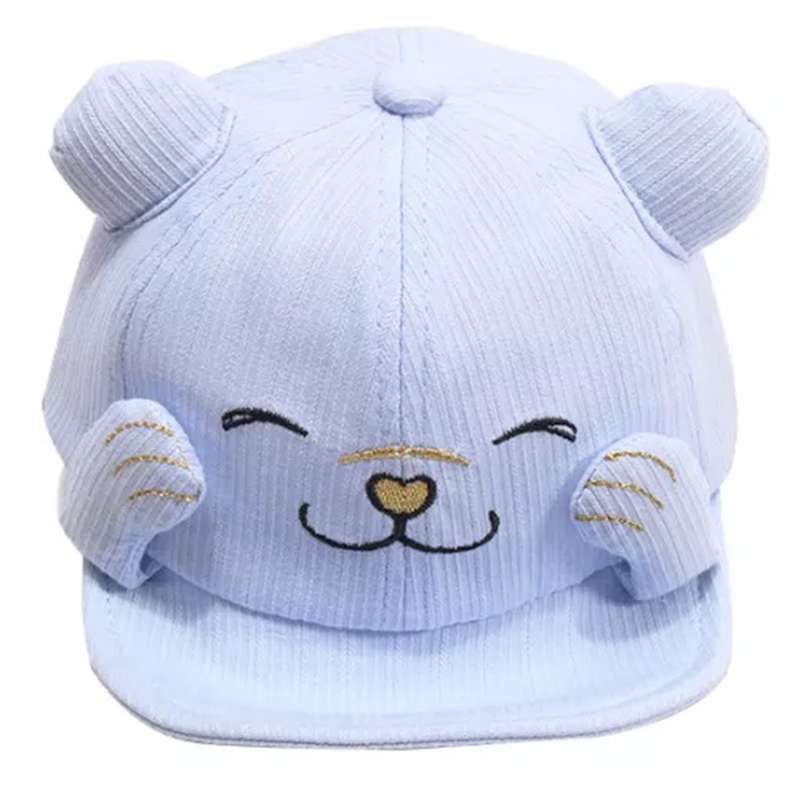 کلاه کپ نوزادی مدل Cat کد FF-387