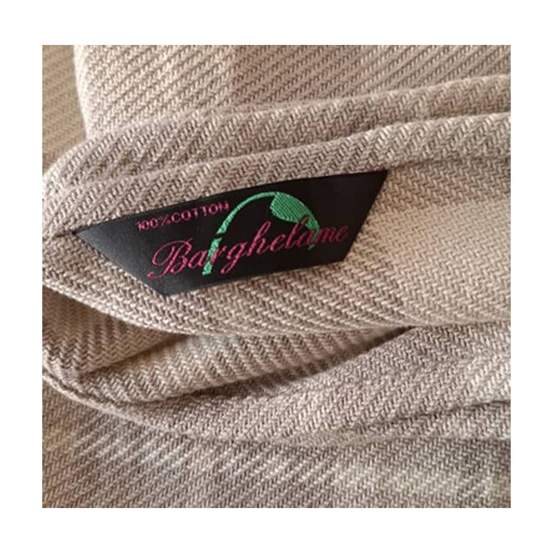 شال مبل برق لامع طرح مینیاتور سایز 140*130 سانتی متر