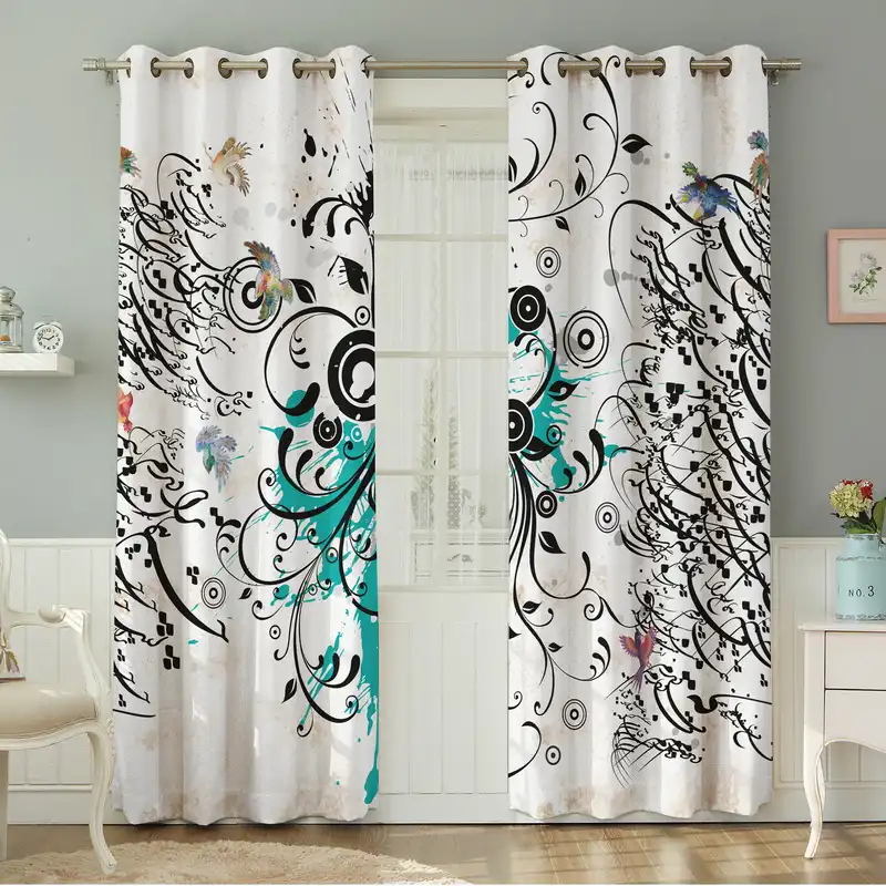 پرده نیروانا طرح مدرن   مدل مخمل کد 8804 سایز 140×280 سانتی متر