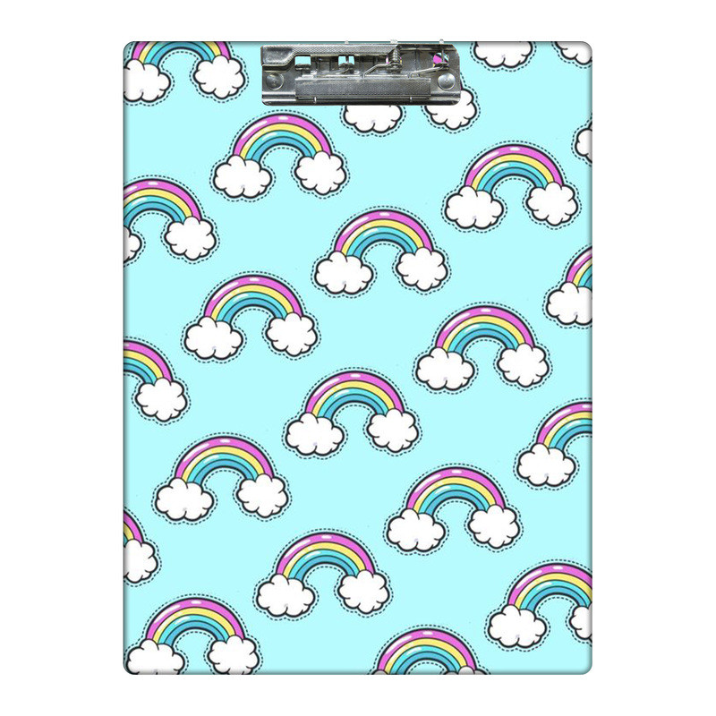 تخته شاسی طرح پترن رنگین کمان کد  9503461 سایز A4