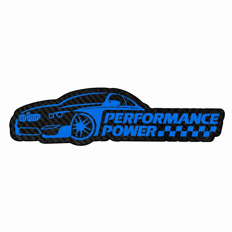 برچسب بدنه خودرو سولگی مدل شبرنگ  طرح Performance Power کد M508