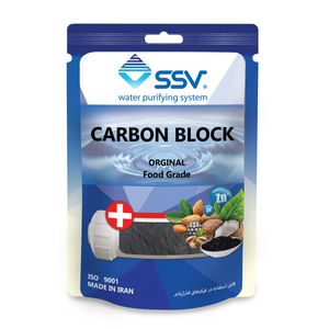نقد و بررسی شارژ فیلتر دستگاه تصفیه آب اس اس وی مدل Carbon Block وزن 140 گرم توسط خریداران