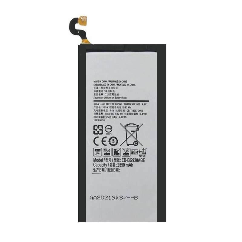 باتری موبایل مدل BG920ABE ظرفیت 2550 میلی آمپر ساعت مناسب برای گوشی موبایل سامسونگ Galaxy S6