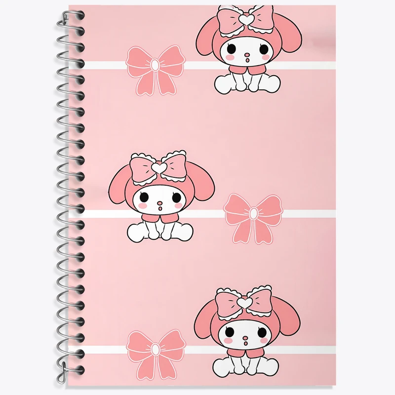 دفتر زبان 50 برگ خندالو مدل سه خط طرح ملودی کد N2610