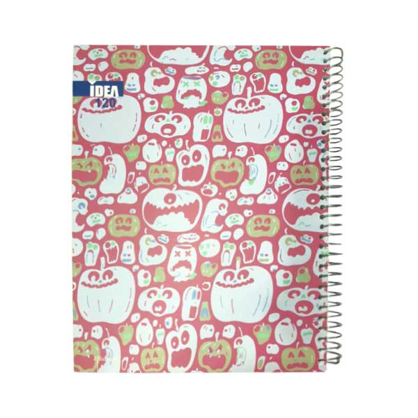 دفتر 120 برگ ایده طرح هالووین کد as-85452