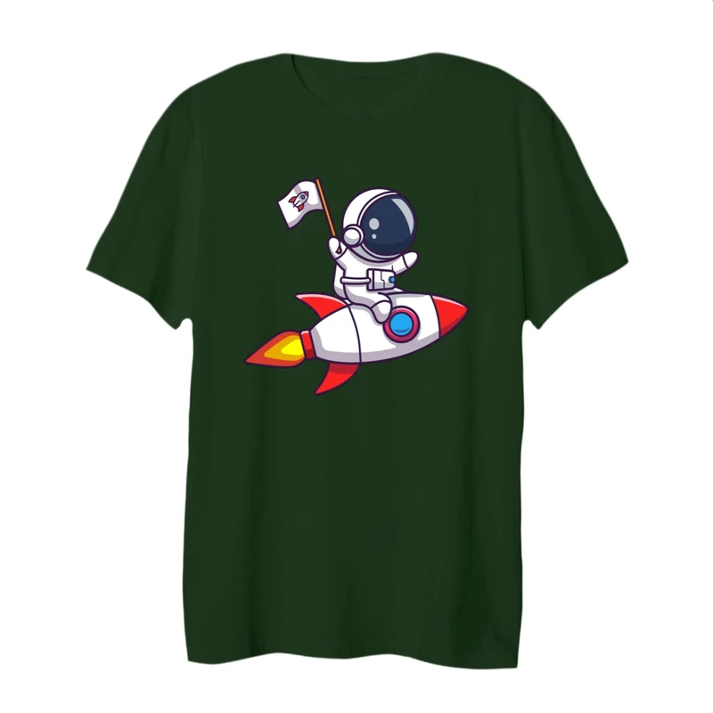 تی شرت لانگ آستین کوتاه زنانه مدل فضانورد کد 18