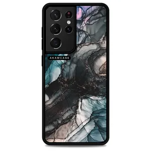 AKAM AMC-WSGS21U-MARBLE-21 Cover For Samsung Galaxy S21 Ultra