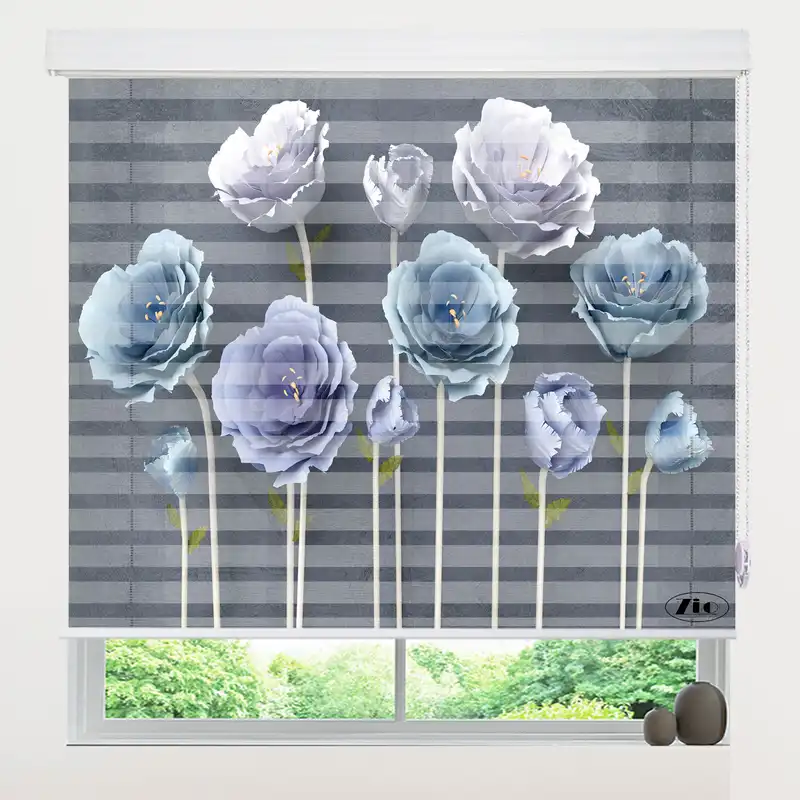 پرده زبرا زیو مدل 3D-1058 سایز 150x150 سانتی متر