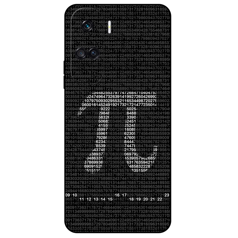 کاور مگافون طرح عدد پی مدل 7240 مناسب برای گوشی موبایل آنر 90 Lite 